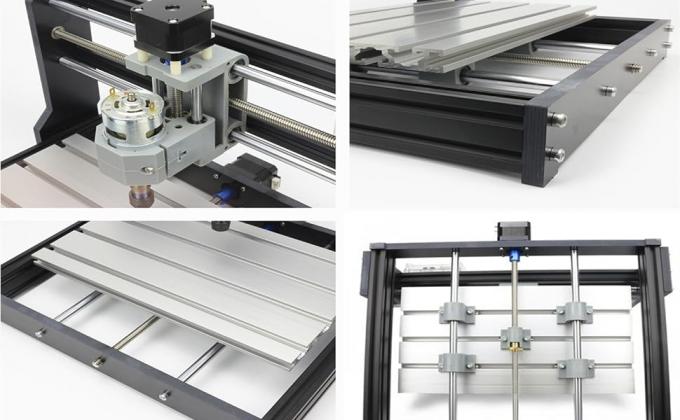EU Stock 1610 PRO Mini CNC Router Kit 3 оси рабочий стол GRBL Управление самодельным гравером ER11 0