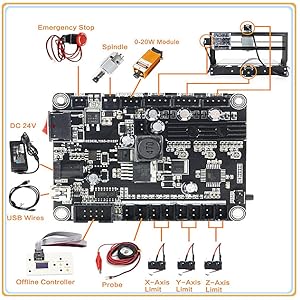 US Stock 3018 PRO Мини CNC деревянная гравюра 3-осевой маршрутизатор GRBL контроллер ER11 4