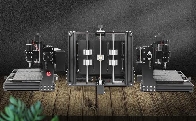 Металлическая резьба 3020 плюс CNC фрезерная машина 500W 3 оси рабочий стол GRBL 1
