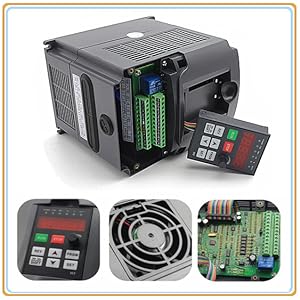 Водоохлаждаемый шпиндельный двигатель ER20 24000 вращений в минуту с зажимкой 80 мм 3