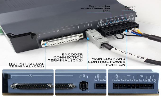 100 Вт сервомоторный комплект 3000 оборотов в минуту 32 Нсм сервомоторный драйвер комплект контроллера CNC 220 В 3